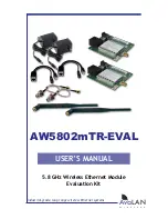 AvaLAN AW5802mTR-EVAL User Manual preview