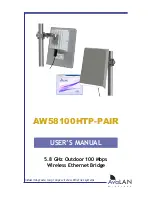 AvaLAN AW58100HTP-PAIR User Manual предпросмотр