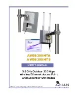 AvaLAN AW58300HTA User Manual preview