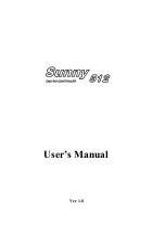 Preview for 1 page of AVALITES Sunny 512 User Manual