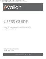 Avallon APAC100W User Manual preview