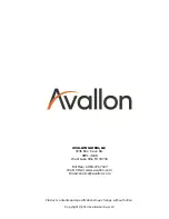 Предварительный просмотр 25 страницы Avallon APAC140C User Manual