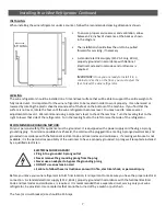 Предварительный просмотр 7 страницы Avallon AWC241DZ User Manual