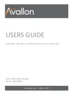 Avallon AWC280DZ User Manual preview