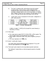 Preview for 11 page of Avalon RF OTX627 User'S Manual & Operating Manual