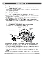 Предварительный просмотр 24 страницы Avalon Direct Vent Freestanding Stove Owner'S Manual