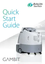 Avalon SteriTech GAMBIT Quick Start Manual предпросмотр