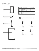 Предварительный просмотр 3 страницы Avalon TRIBECA 62756 Manual