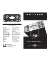 Preview for 1 page of Avalon V5 Manual