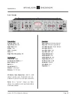 Предварительный просмотр 26 страницы Avalon VT-737SP Operation Manual