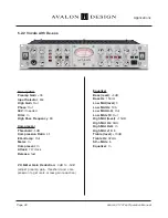 Предварительный просмотр 27 страницы Avalon VT-737SP Operation Manual