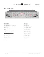 Предварительный просмотр 29 страницы Avalon VT-737SP Operation Manual