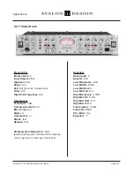 Предварительный просмотр 32 страницы Avalon VT-737SP Operation Manual