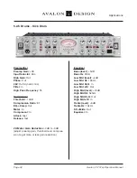 Предварительный просмотр 33 страницы Avalon VT-737SP Operation Manual