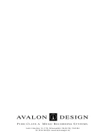 Предварительный просмотр 58 страницы Avalon VT-737SP Operation Manual