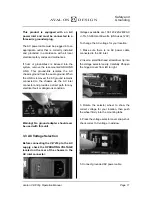 Preview for 11 page of Avalon VT-747SP Operation Manual