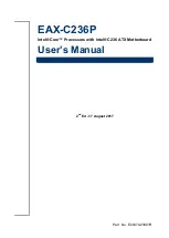 Preview for 1 page of Avalue Technology EAX-C236P User Manual