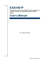 Preview for 1 page of Avalue Technology EAX-H81P User Manual