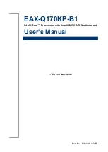 Avalue Technology EAX-Q170KP-B1 User Manual preview