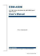 Avalue Technology EBM-A50M User Manual preview