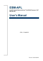 Avalue Technology EBM-APL User Manual предпросмотр