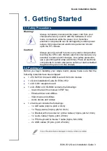 Preview for 3 page of Avalue Technology ECM-3512 Quick Installation Manual