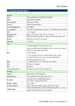 Preview for 13 page of Avalue Technology ECM-LX800W Series User Manual