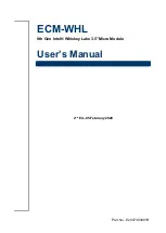 Avalue Technology ECM-WHL User Manual предпросмотр