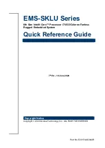 Avalue Technology EMS-SKLU Quick Reference Manual preview