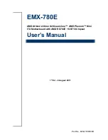 Preview for 1 page of Avalue Technology EMX-780E User Manual