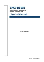 Preview for 1 page of Avalue Technology EMX-BSWB User Manual