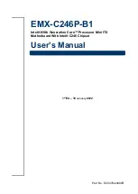 Preview for 1 page of Avalue Technology EMX-C246P-B1 User Manual