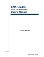 Preview for 1 page of Avalue Technology EMX-GM45E User Manual