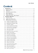 Preview for 5 page of Avalue Technology EMX-H310P User Manual