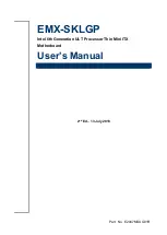 Preview for 1 page of Avalue Technology EMX-SKLGP User Manual