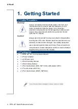 Preview for 4 page of Avalue Technology EPD-42T Quick Reference Manual