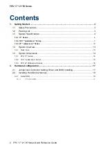 Preview for 2 page of Avalue Technology FPC 17 W Series Quick Reference Manual