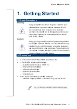 Preview for 3 page of Avalue Technology FPC-1707 Quick Reference Manual