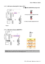 Preview for 21 page of Avalue Technology FPC-1736 Quick Reference Manual