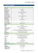 Preview for 5 page of Avalue Technology LPC-0805 Quick Reference Manual