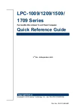 Avalue Technology LPC-1009 Series Quick Reference Manual preview