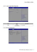 Preview for 73 page of Avalue Technology OFP-15W38 Quick Reference Manual