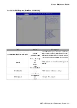 Preview for 61 page of Avalue Technology OFT-07W33 Quick Reference Manual