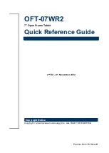 Avalue Technology OFT-07WR2 Quick Reference Manual preview