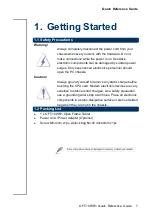 Preview for 7 page of Avalue Technology OFT-10WR1 Quick Reference Manual