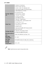 Preview for 10 page of Avalue Technology OFT-10WR1 Quick Reference Manual