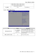 Preview for 71 page of Avalue Technology OFT-15W33 Quick Reference Manual