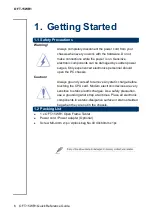 Preview for 6 page of Avalue Technology OFT-15WR1 Quick Reference Manual