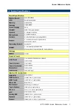 Preview for 7 page of Avalue Technology OFT-15WR1 Quick Reference Manual