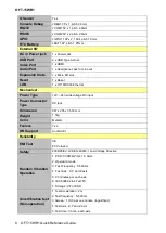 Preview for 8 page of Avalue Technology OFT-15WR1 Quick Reference Manual